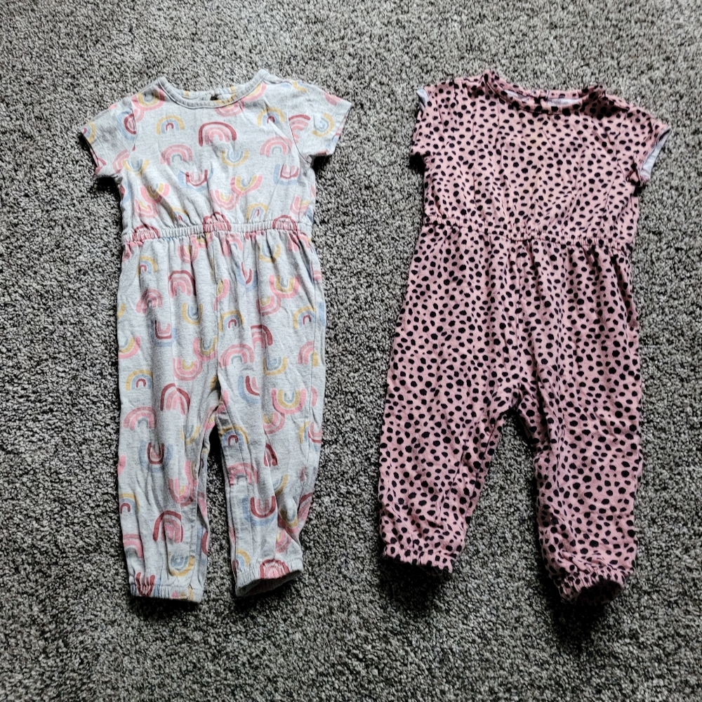 12- 18 month girls rompers